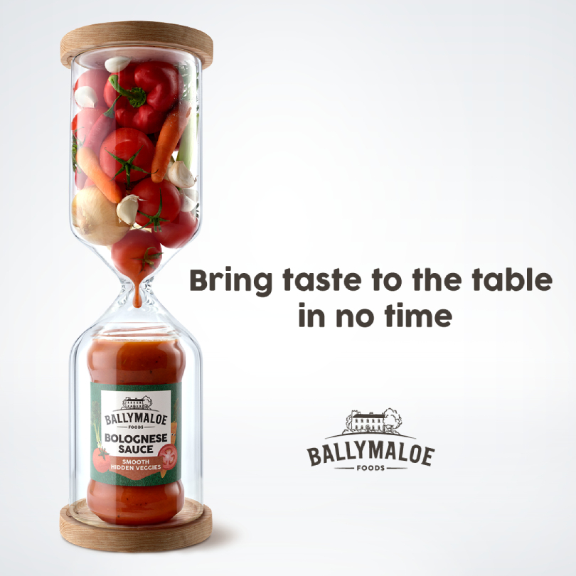 Pasta sauce campaign we created for Ballymaloe Foods